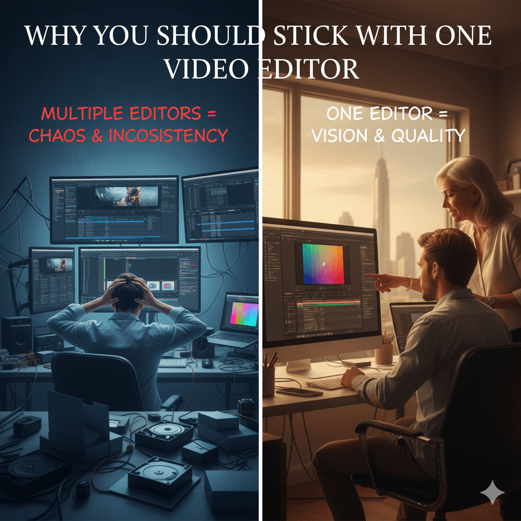 why you should stick with one video editor